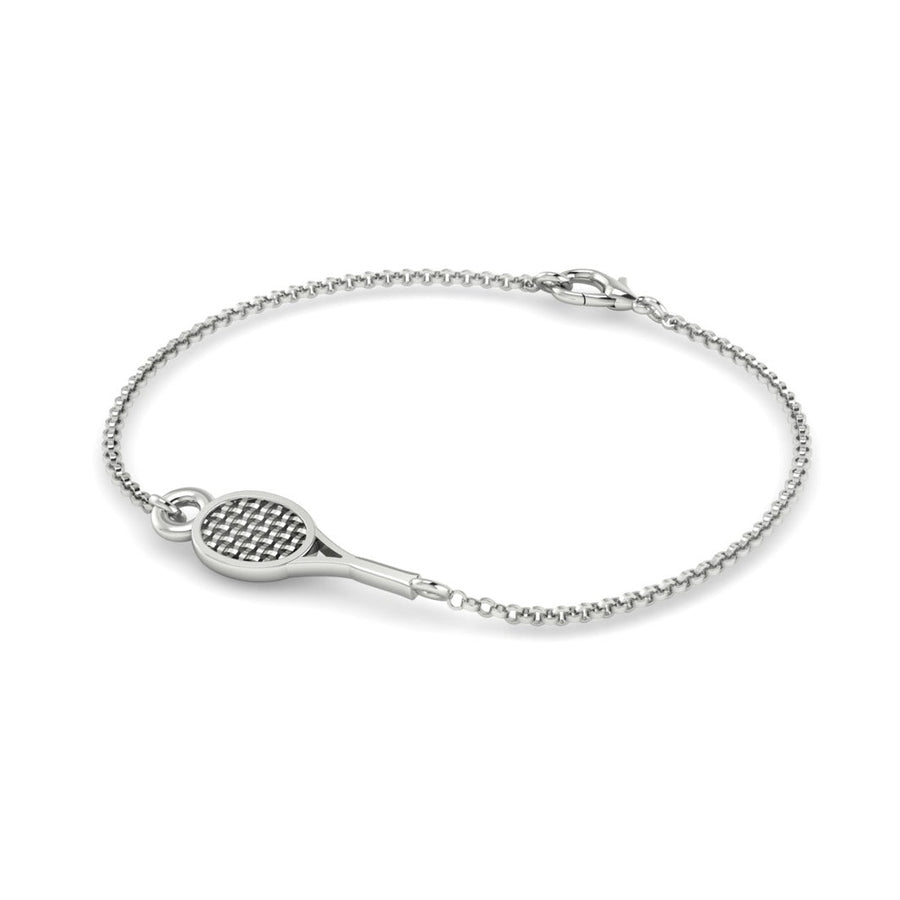 Tennis racket bracelet